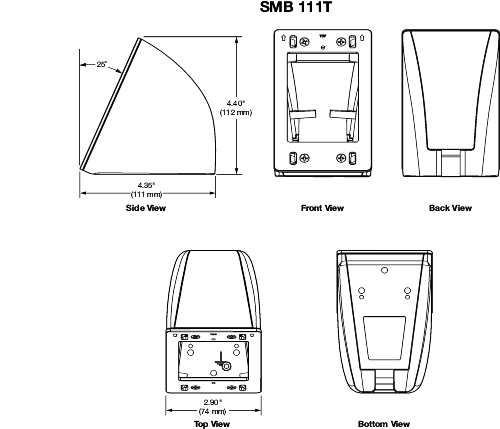 SMB 111T Diagram and Dimensions