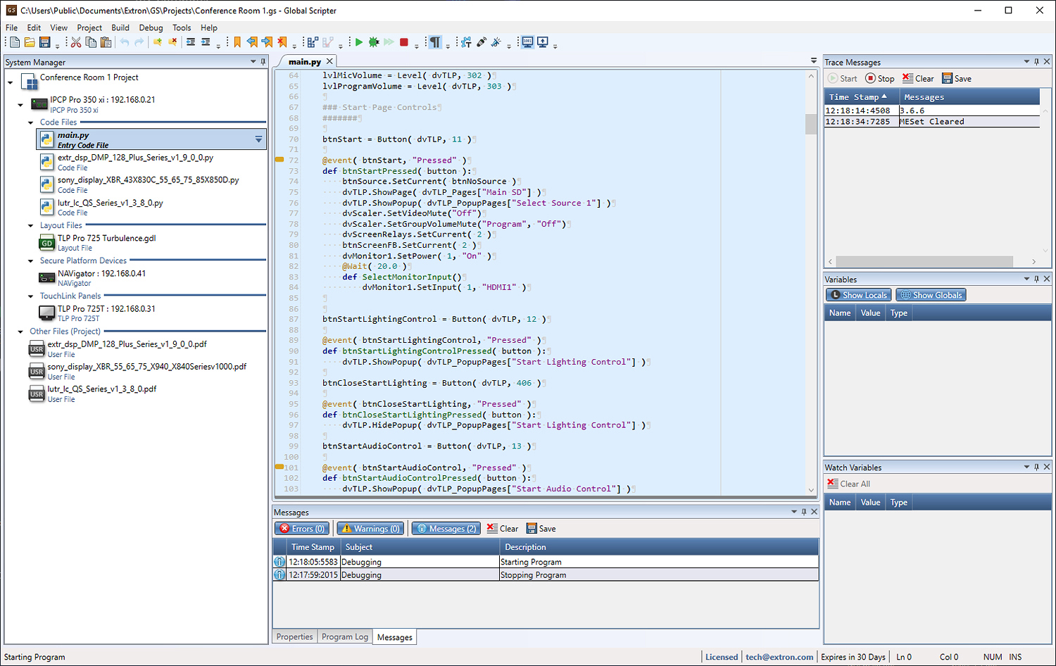 Global Scripter 