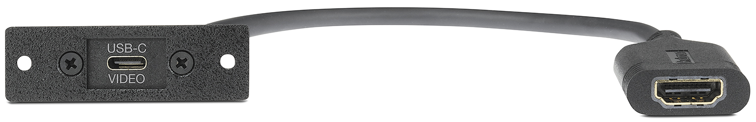 One USB-C Female to HDMI Female on Pigtail; 70-1242-12