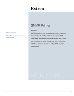 Snmp Primer 白皮书