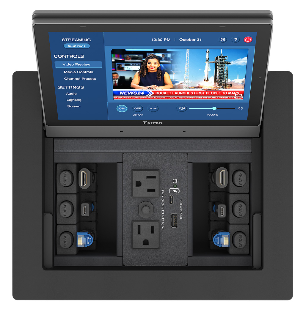 带信息标注按键的 TLP Pro 835C 图像